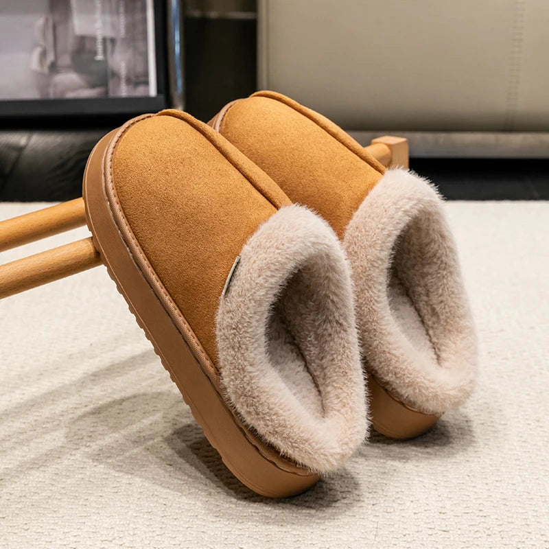 Premium Fluffy Winter Slippers for Couple