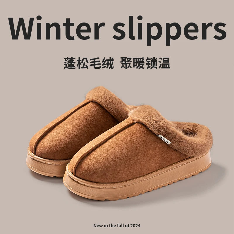 Premium Fluffy Winter Slippers for Couple