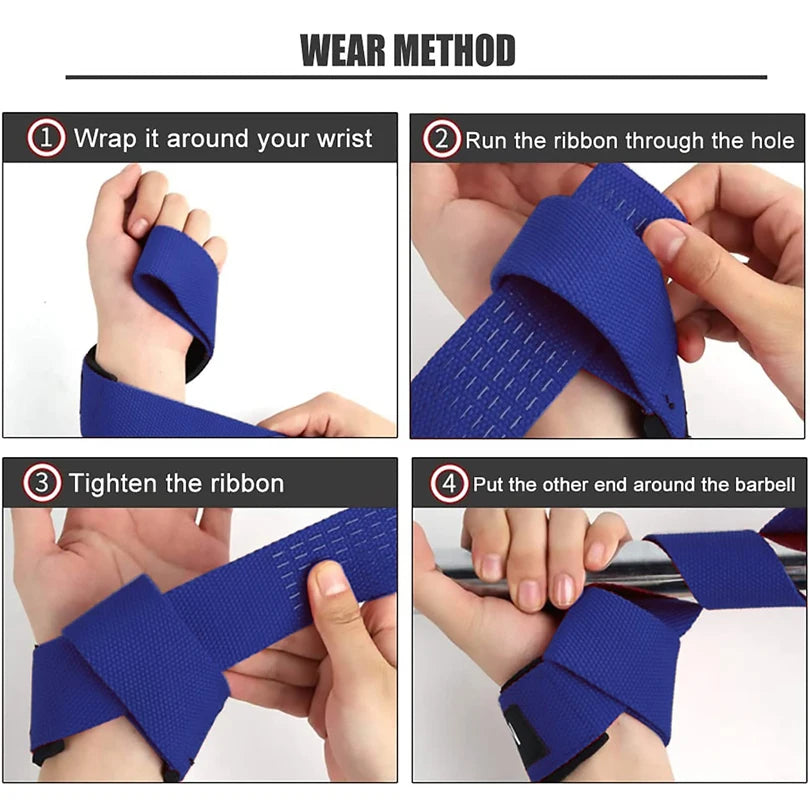 StrengthMax™ Anti-Slip Weightlifting Straps TM