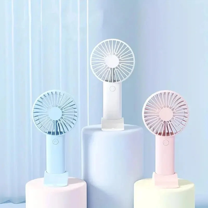 Portable Breeze™: Mini USB Fan with Phone Holder