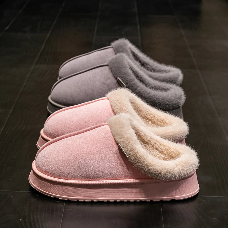 Premium Fluffy Winter Slippers for Couple