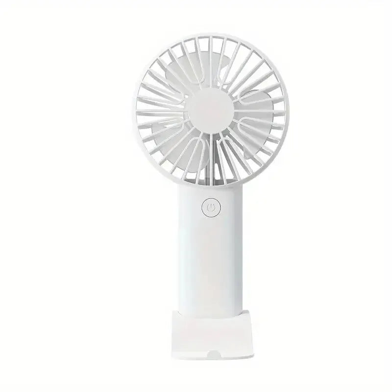Portable Breeze™: Mini USB Fan with Phone Holder