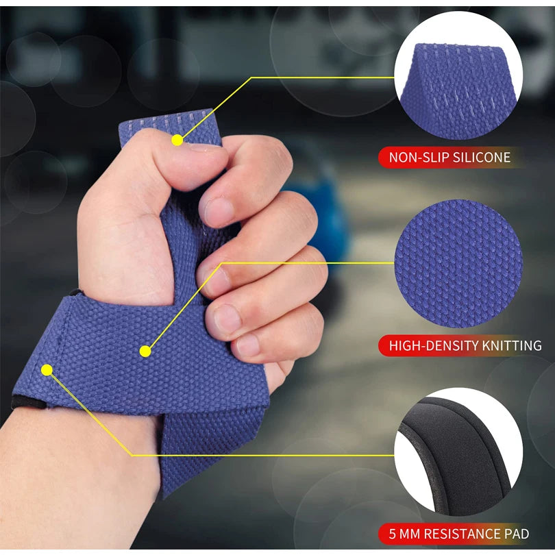 StrengthMax™ Anti-Slip Weightlifting Straps TM